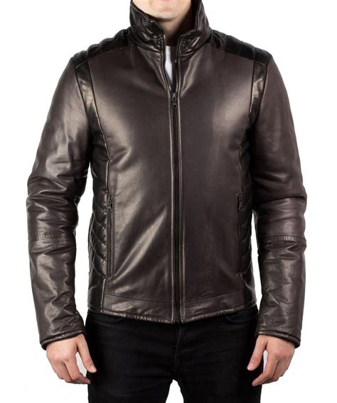 prada biker nevada prezzo|Black Leather Biker Jacket .